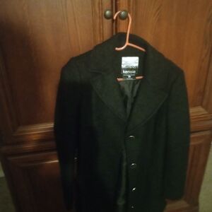 Kensie Women's Black Pea Coat